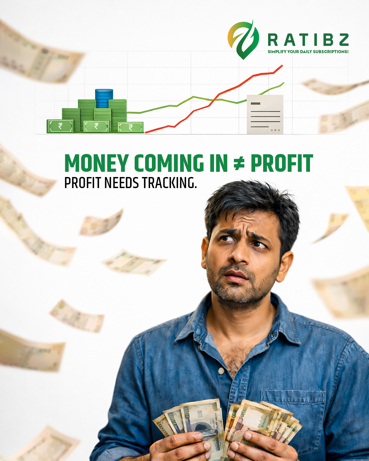 Money coming in does not mean profit in subscription businesses