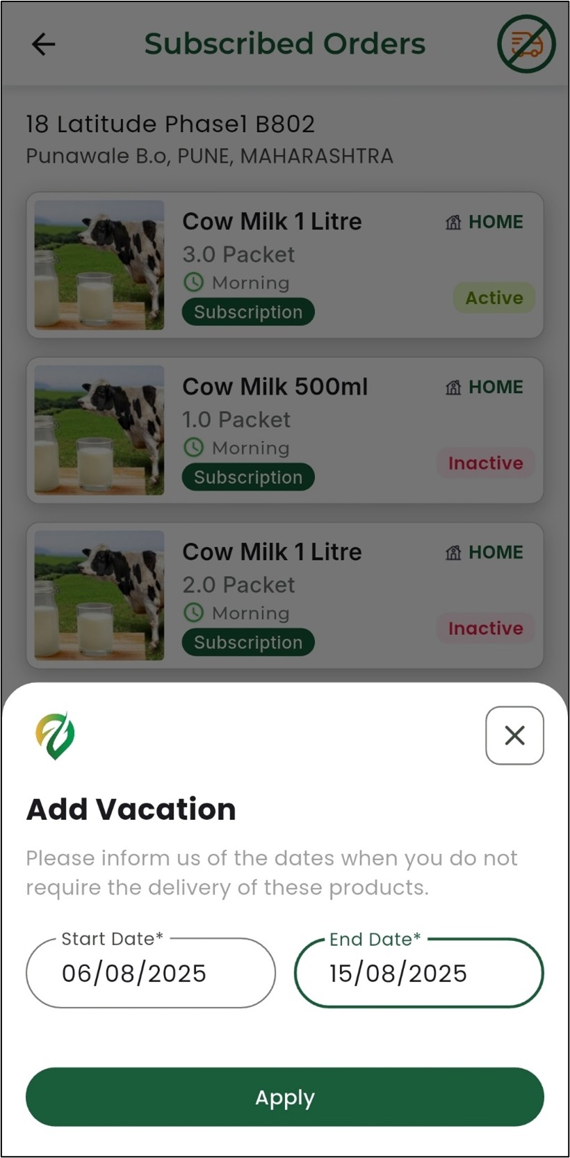 Daily Transactions Management